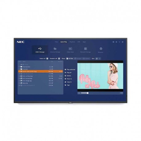 NEC MultiSync® ME501-MPi4 50" Profesyonel Signage Ekran