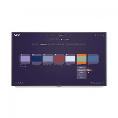 NEC MultiSync® ME651-MPi4 65" Profesyonel Signage Ekran